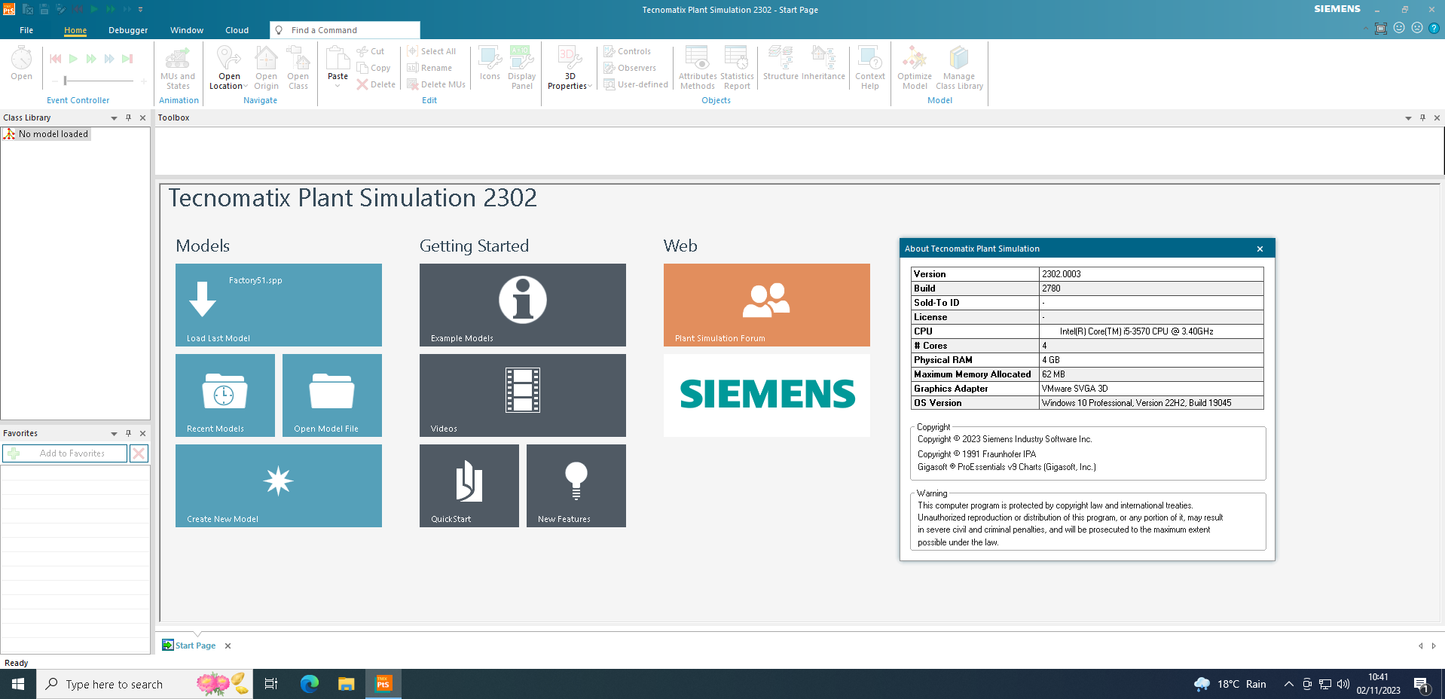Siemens Tecnomatix Plant Simulate 2302