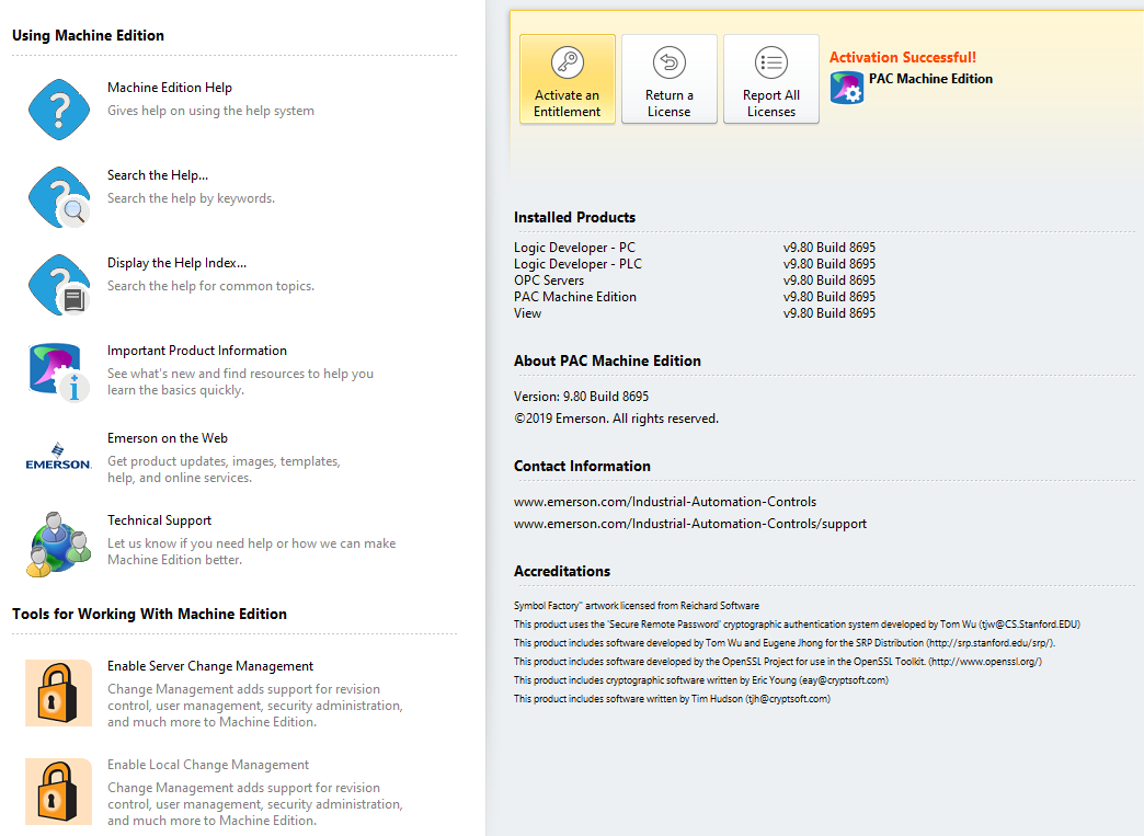 Emerson Proficy Machine Edition Professional v9.80