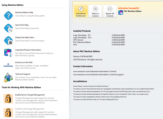 Emerson Proficy Machine Edition Professional v9.80